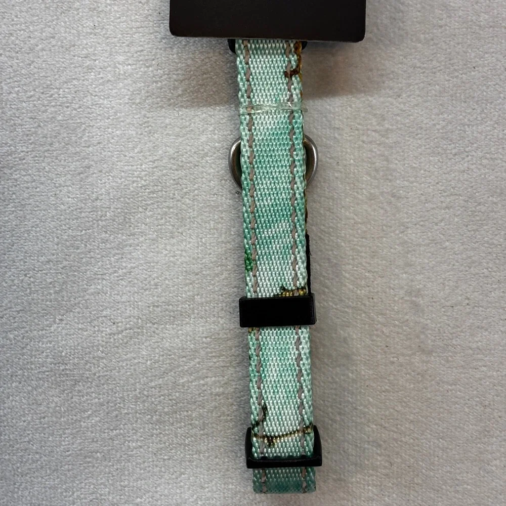 Browning Pet Collar Dog Small Seaglass Teal Realtree Xtra Camo Reflective 10-16